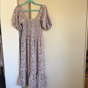 Little cottonwood floral dress midi dress